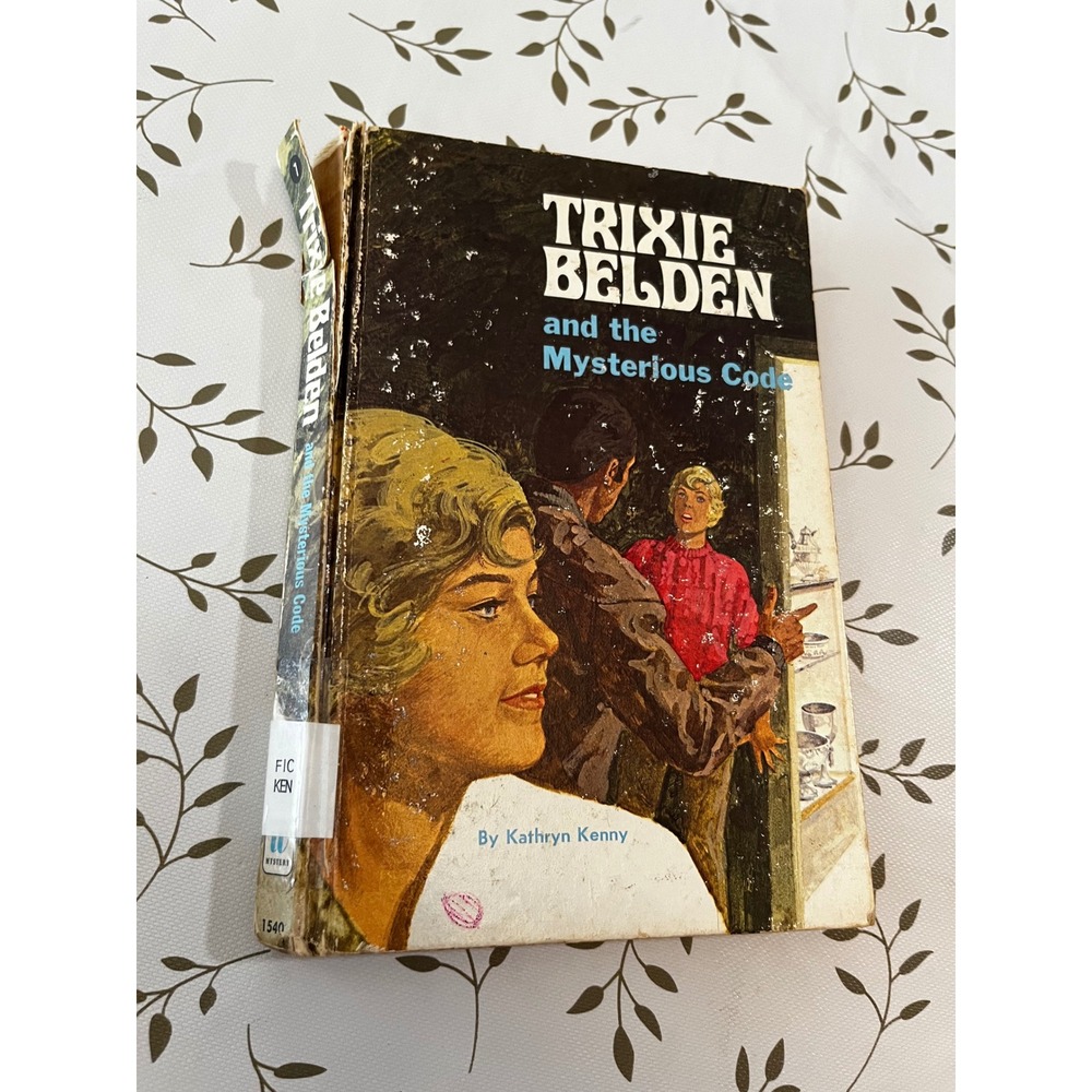 Trixie Belden and the Mysterious Code Kathryn Kenny Whitman Vintage Hardcover